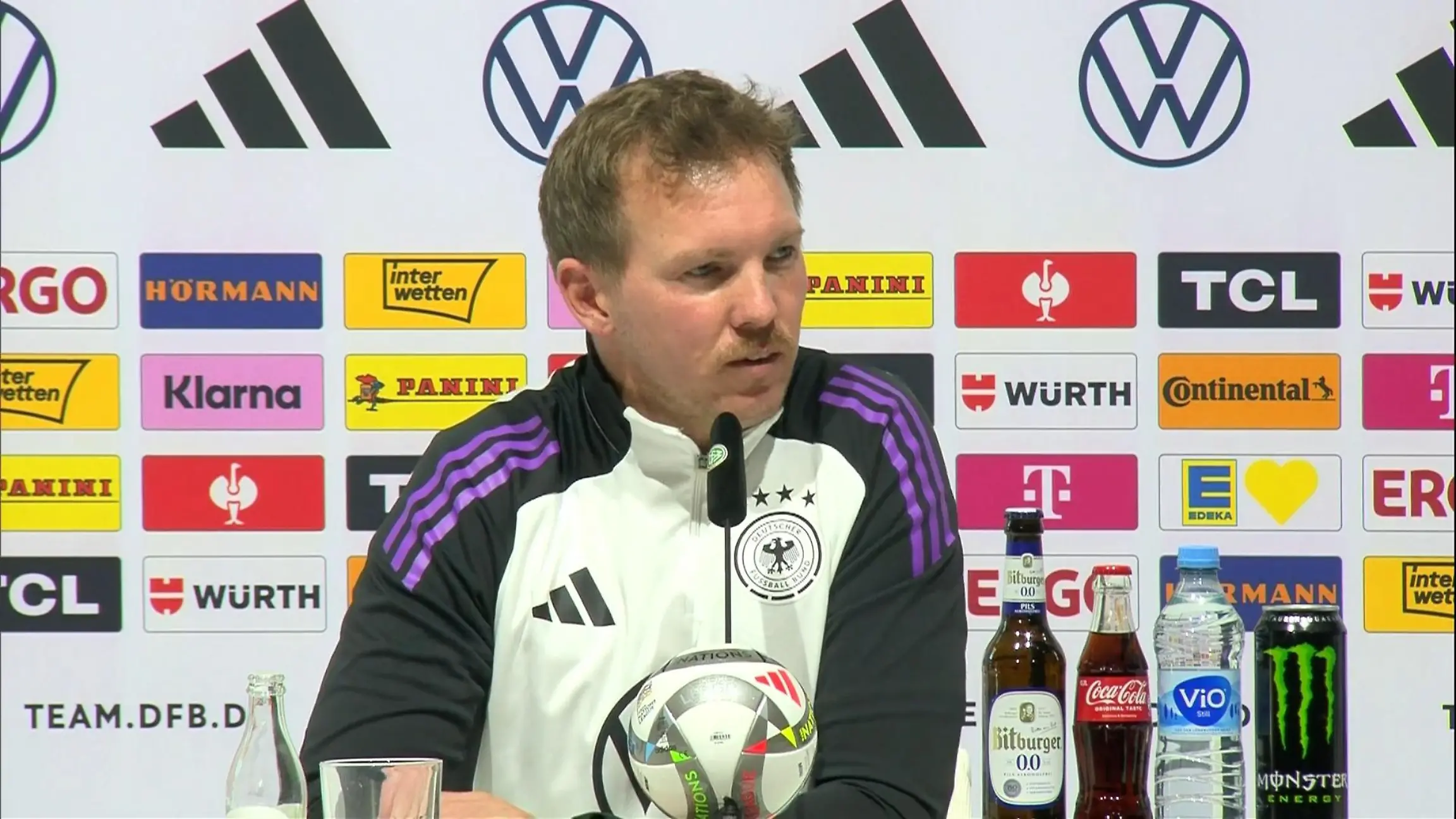 Kein Raum für Wiederholung: Nagelsmann zeigt Rüdiger die Grenzen auf Klartext zu Wirtz und Rüdiger