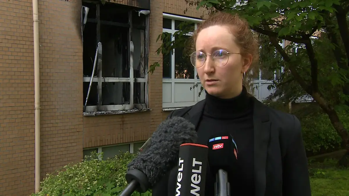 Das sagt Klinik-Sprecherin Natalie Krüger zur verheerenden Brandnacht Drei Menschen sterben in Hamburger Krankenhaus