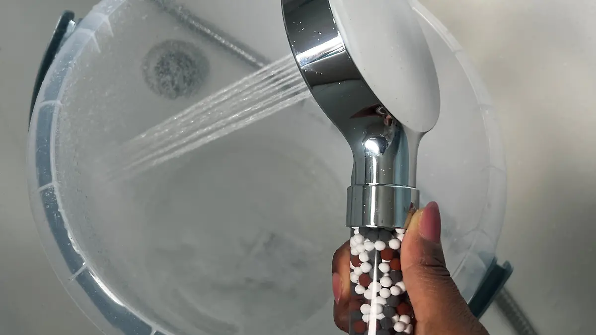 Der Magichome-Duschkopf filtert das Wasser