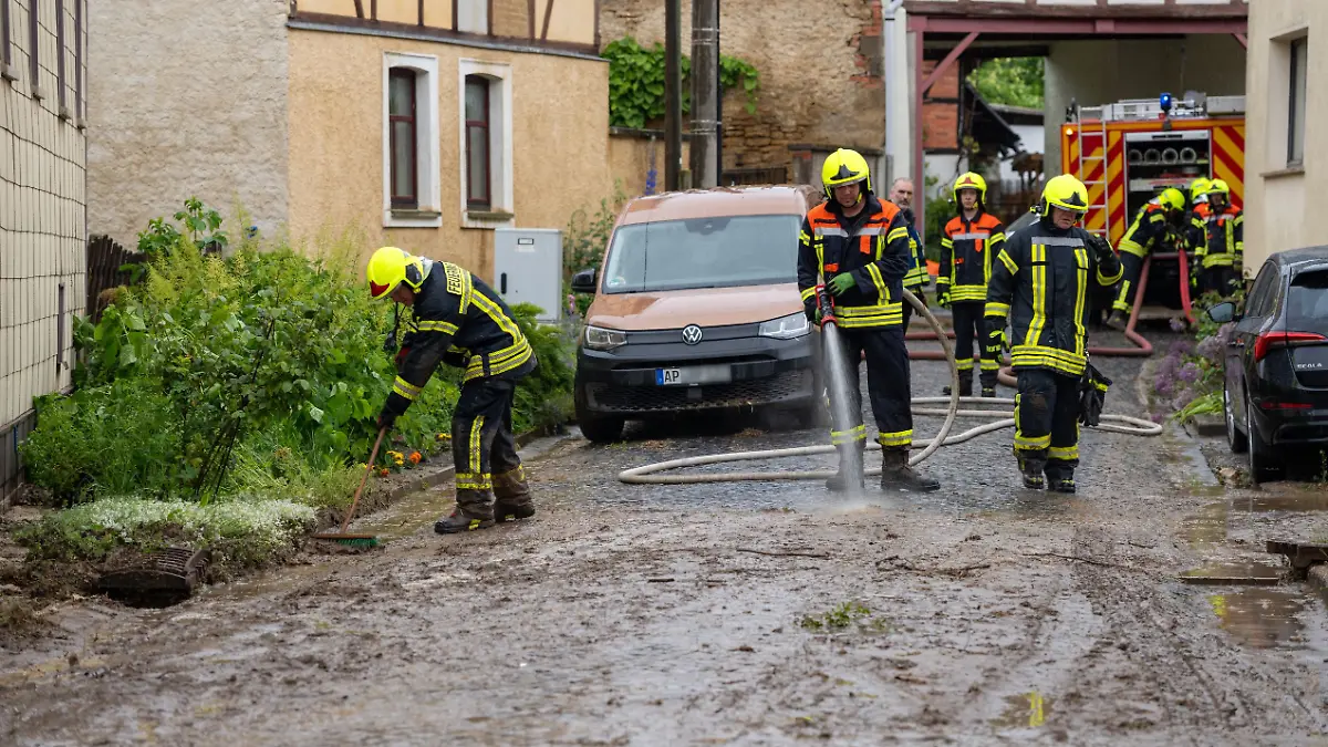Unwetter in Thüringen