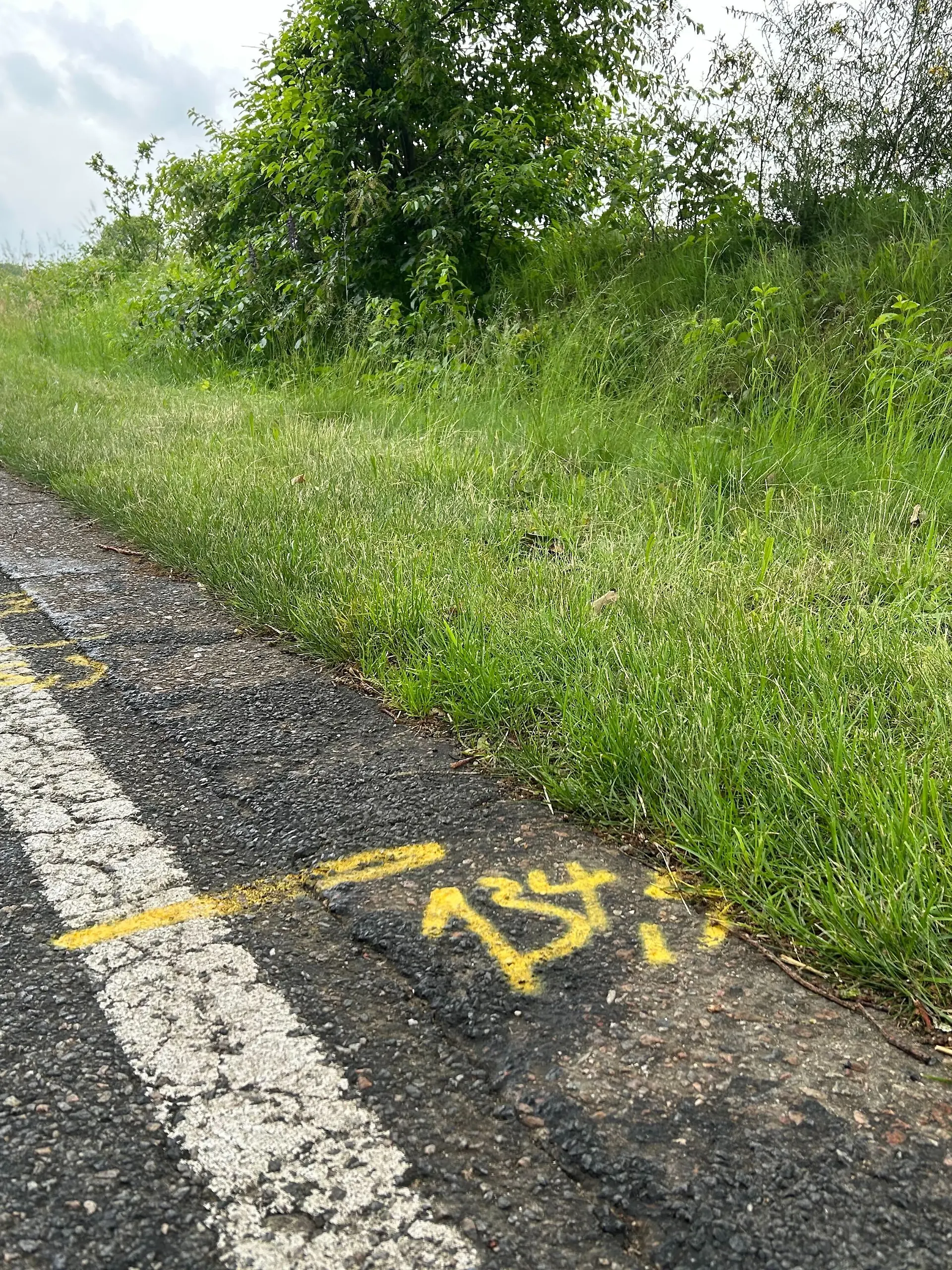 An dieser Straße lässt der Unfallfahrer die junge Frau einfach liegen.