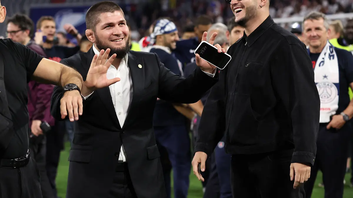 Khabib Nurmagomedov beim Champions-League-Finale in München.