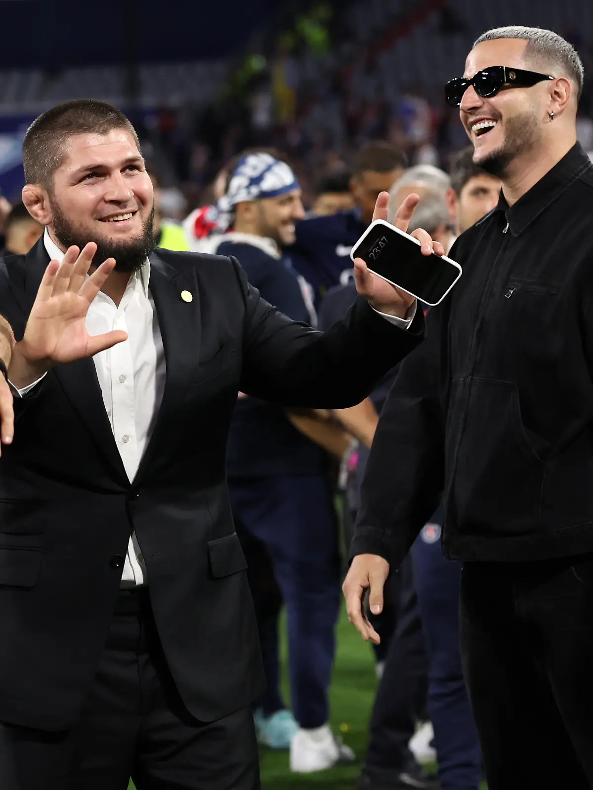 Khabib Nurmagomedov beim Champions-League-Finale in München.