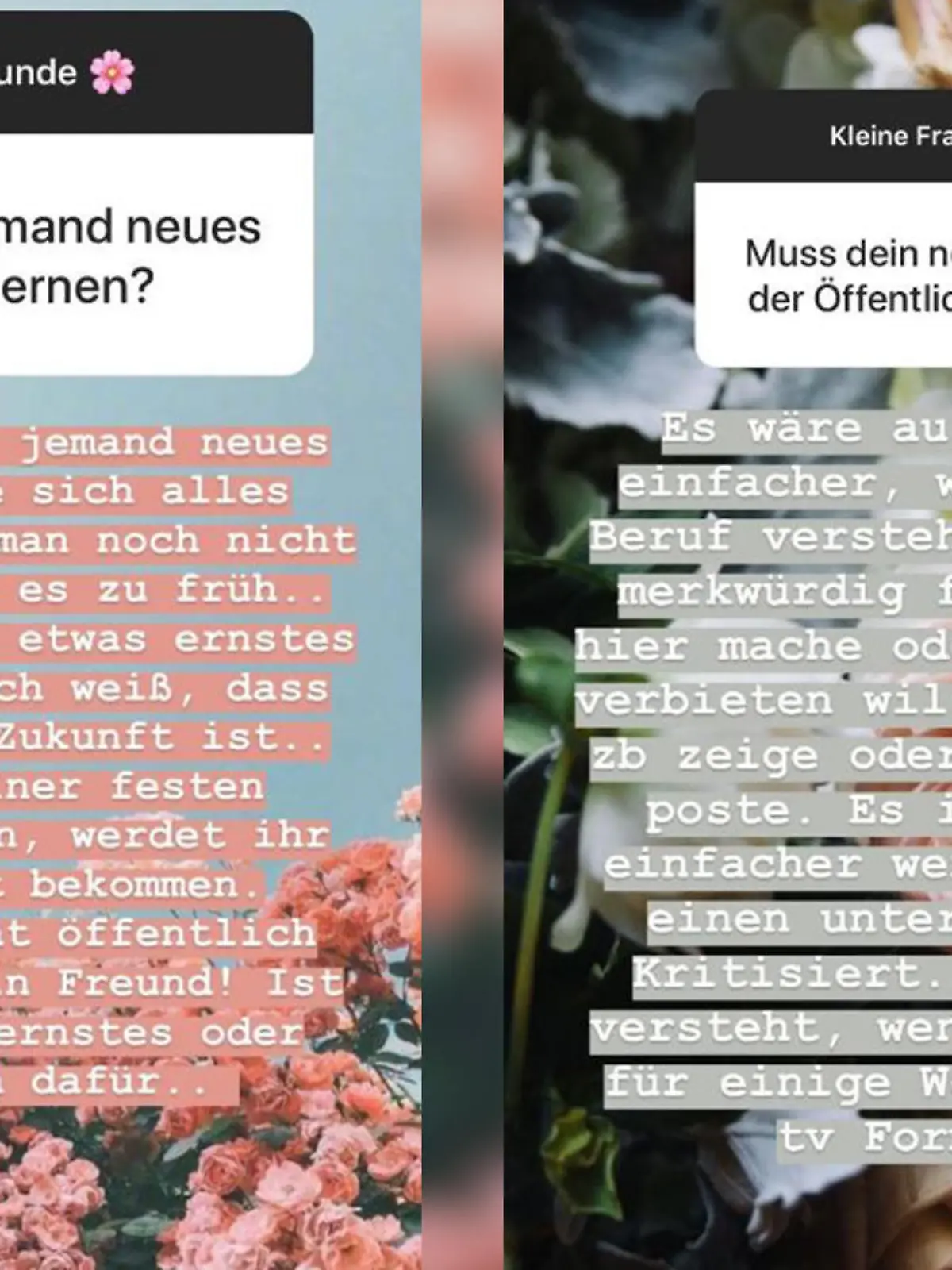 Yeliz Koc plaudert in ihrer Insta-Story aus dem Nähkästchen