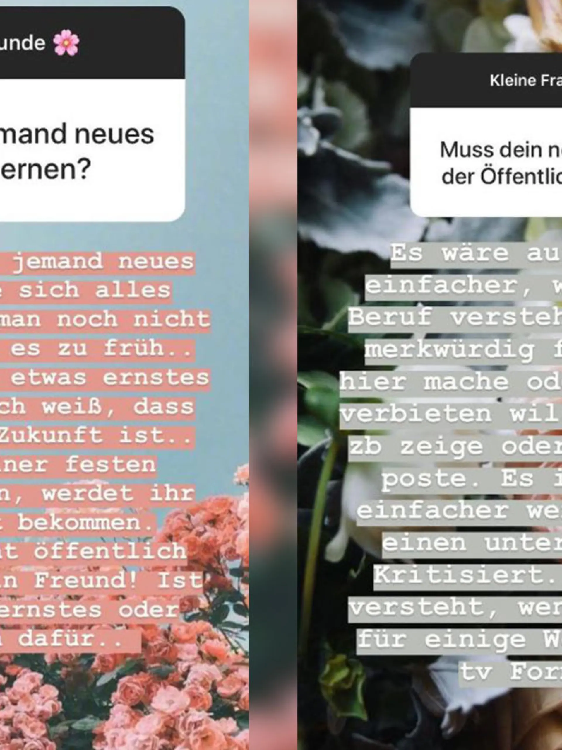 Yeliz Koc plaudert in ihrer Insta-Story aus dem Nähkästchen