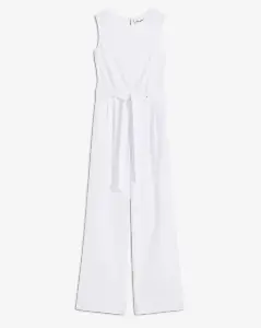 Jumpsuit aus Leinen-Mix