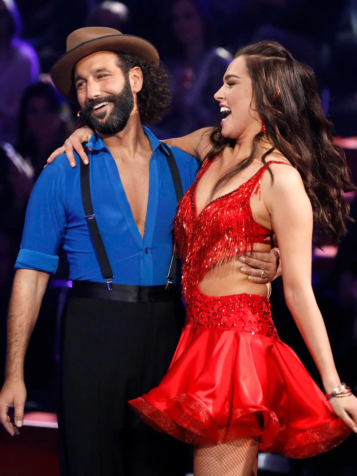  Lili Paul-Roncalli mit Massimo Sinato bei der Kennenlern-Show der 13. Staffel der RTL-Tanzshow Let s Dance im MMC Coloneum. Köln, 21.02.2020 *** Lili Paul Roncalli with Massimo Sinato at the Kennenlern Show of the 13 season of the RTL dance show Let s Dance at MMC Coloneum Cologne, 21 02 2020 Foto:xC.xHardtx/xFuturexImage