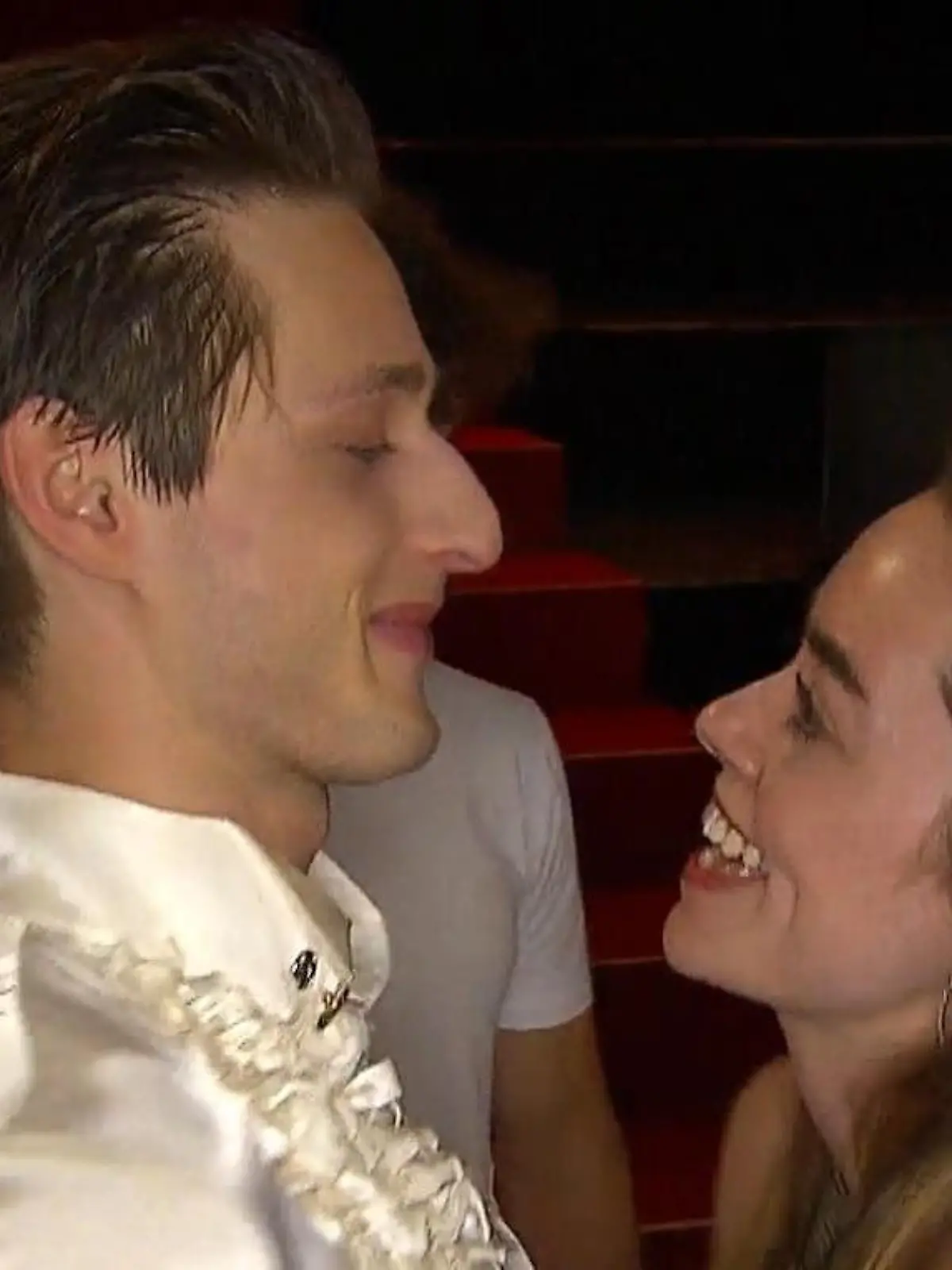 Moritz Hans mit seiner Freundin Renée im "Let's Dance"-Finale 2020