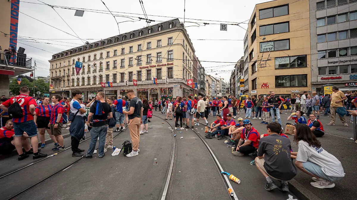 Basel-Fans nach Absage der Pokal-Party