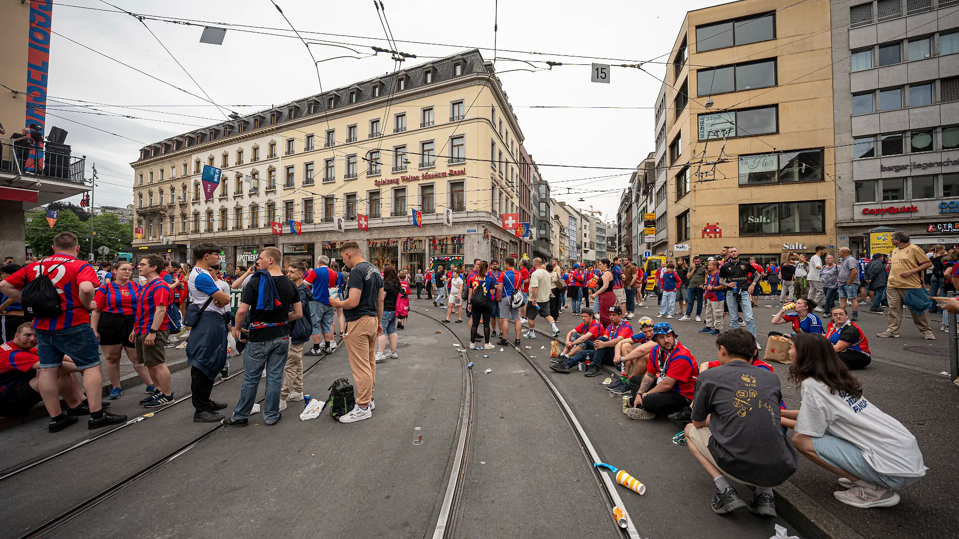 Basel-Fans nach Absage der Pokal-Party