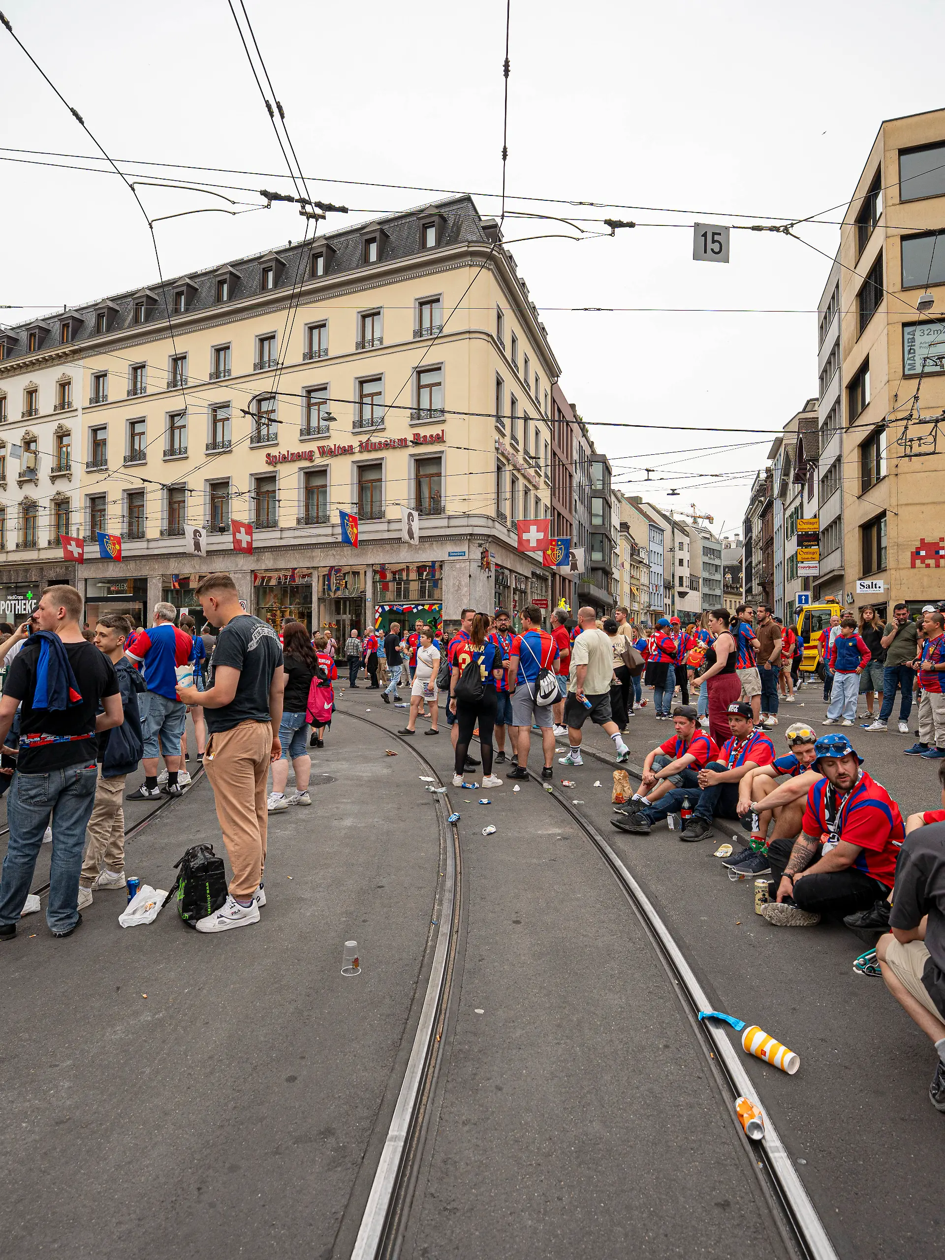 Basel-Fans nach Absage der Pokal-Party