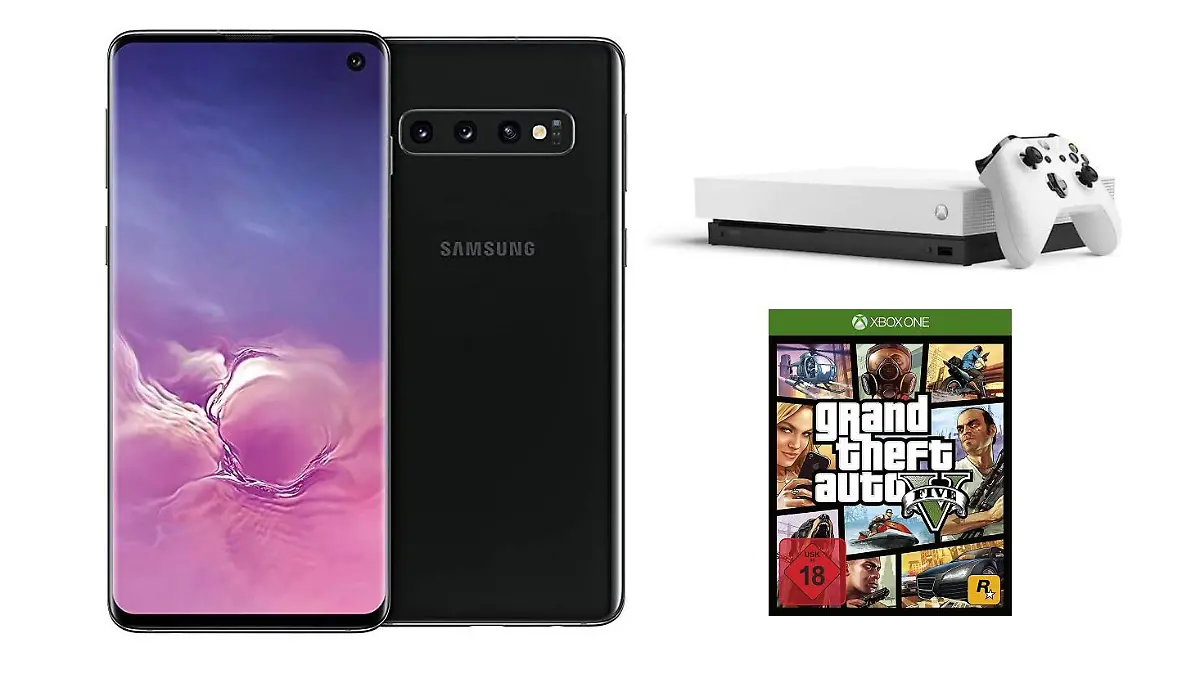 S10 mit Vertrag: Xbox One X und GTA 5 geschenkt