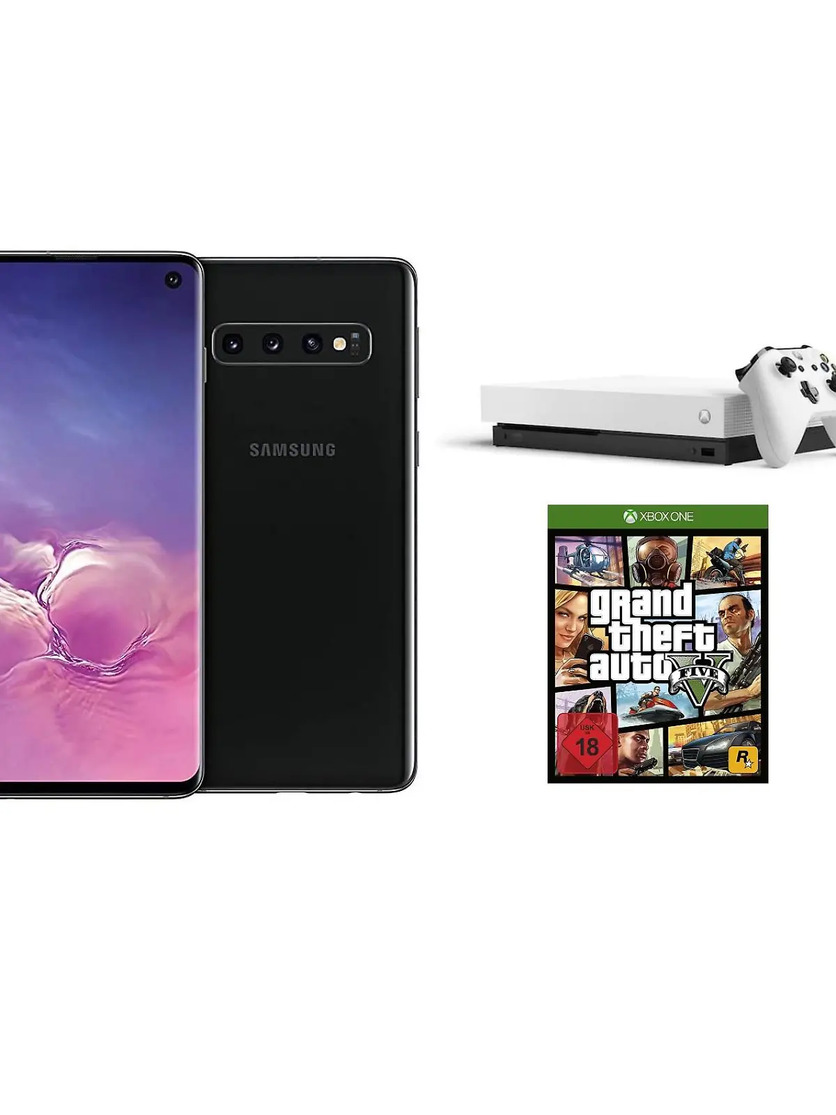 S10 mit Vertrag: Xbox One X und GTA 5 geschenkt