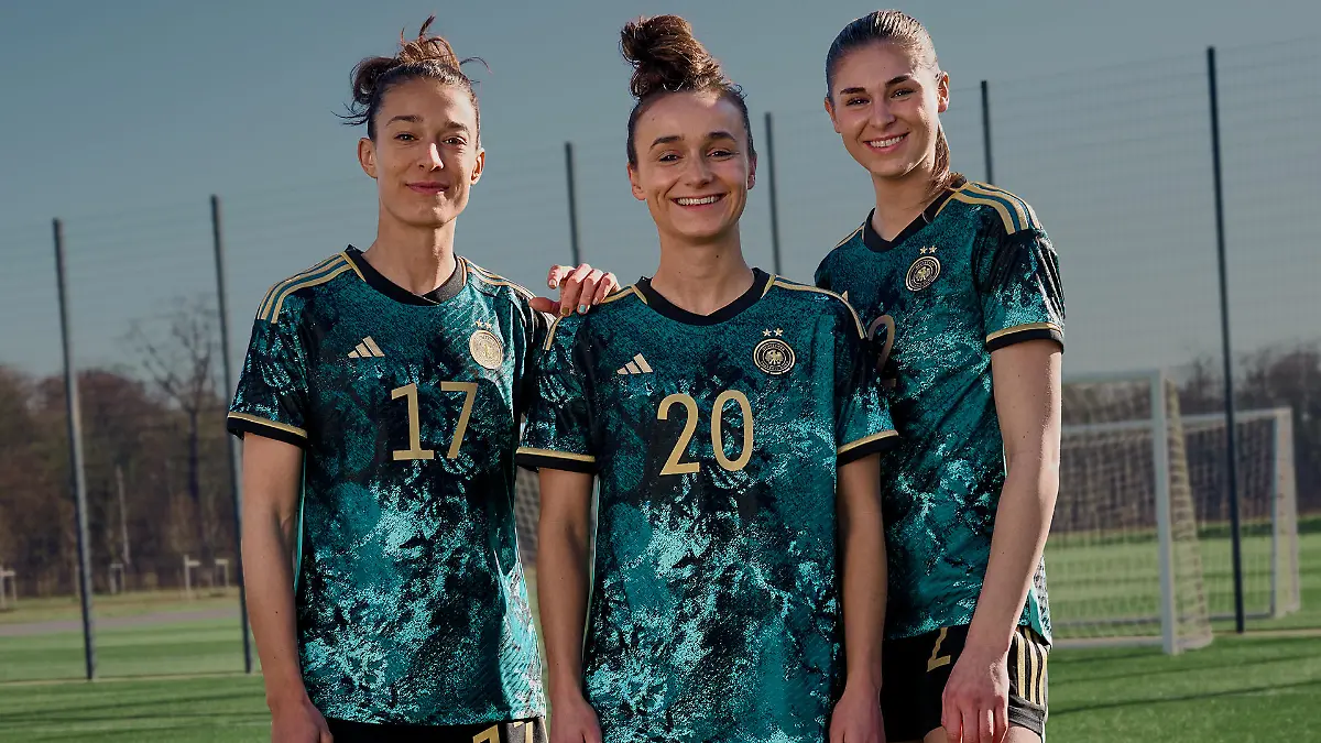 Design für deutsche Wälder: DFB-Damen mit neuem Auswärtstrikot