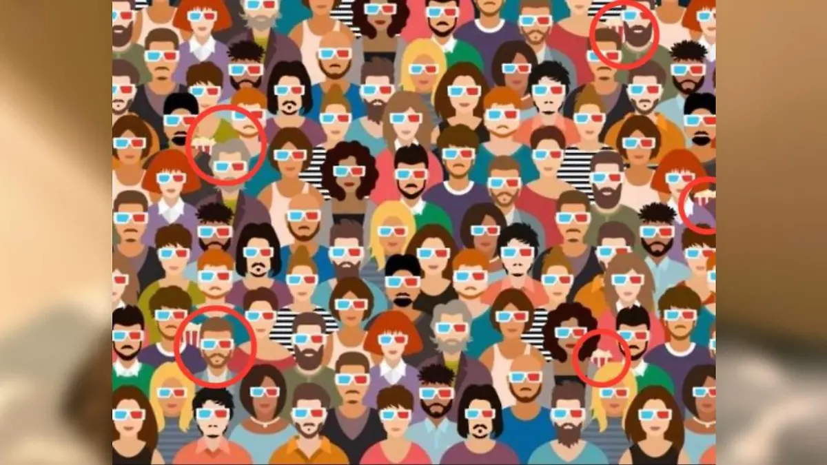 Popcorn-Suchbild Auflösung