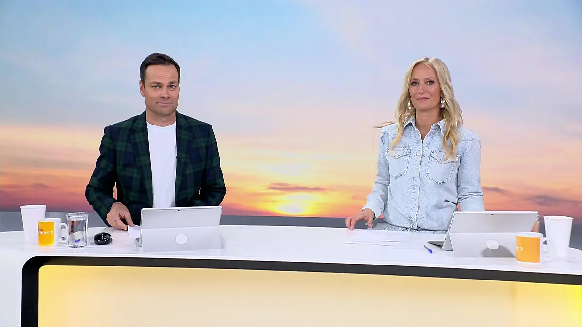 Daniel Fischer moderiert mit Angela Finger-Erben
P6 bei RTL.