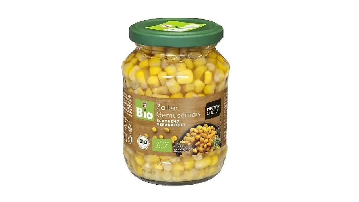 Kaufland-Kunden aufgepasst! Dieser Mais im Glas könnte Glassplitter enthalten.