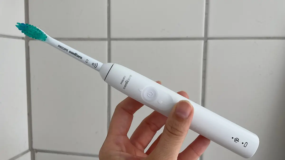 Die Philips Sonicare Zahnbürste. 