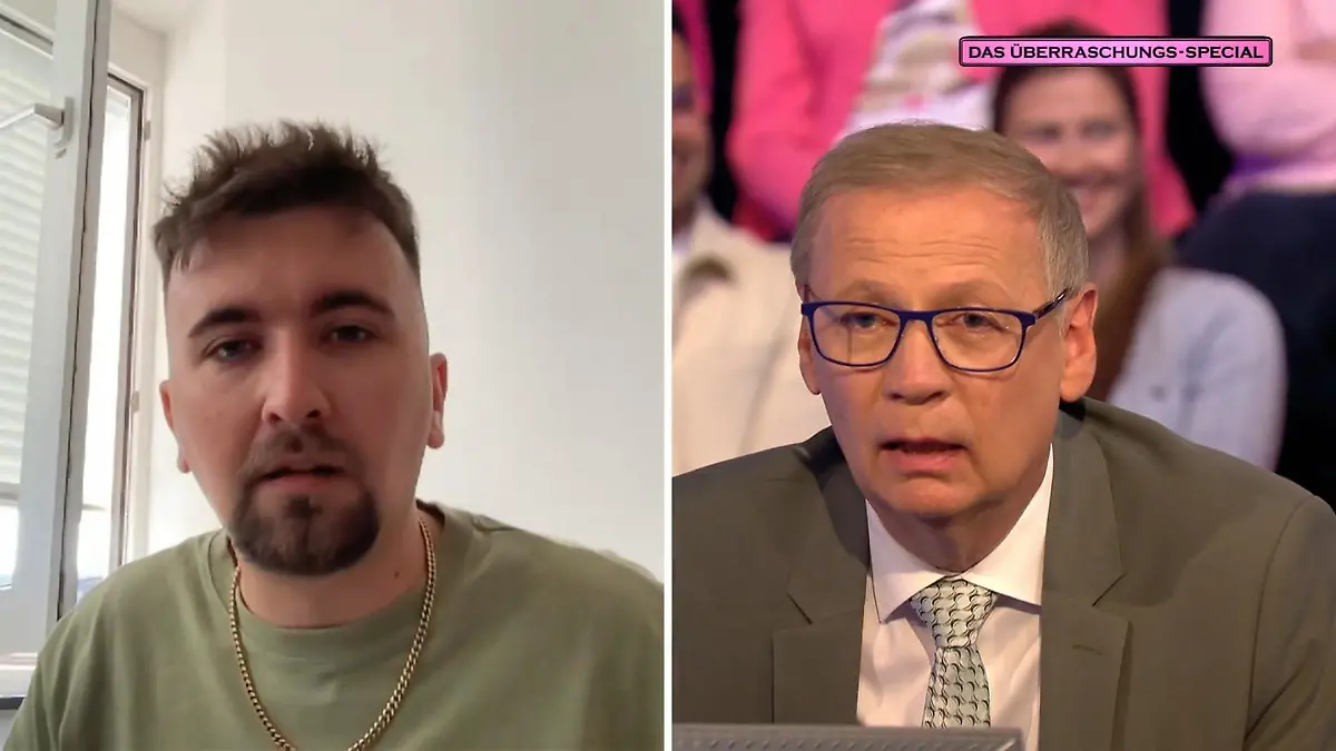 René Langen mit „Wer wird Millionär?”-Moderator Günther Jauch