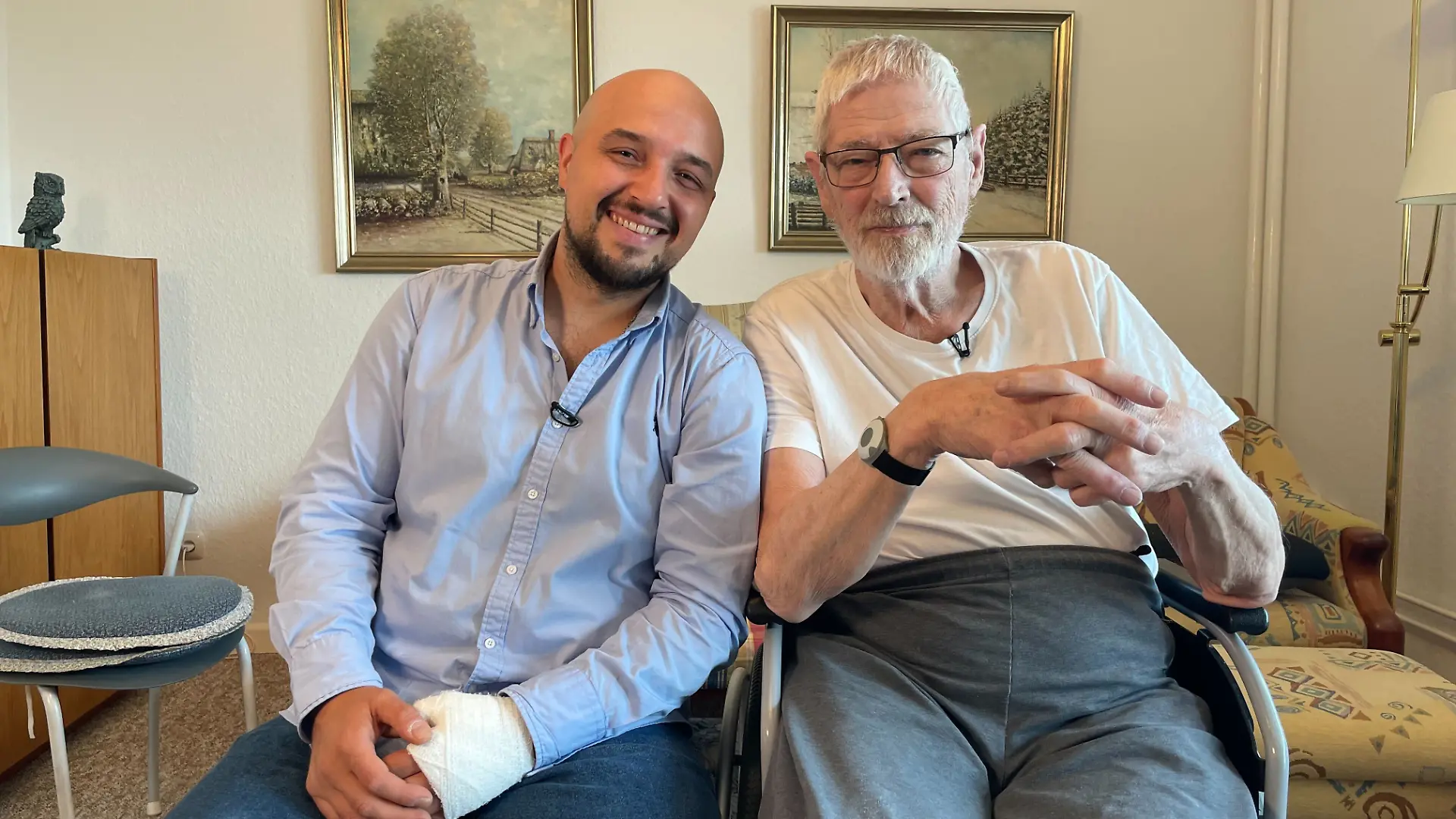 Tamer Temel und Horst Thodt treffen sich im Krankenhaus wieder.