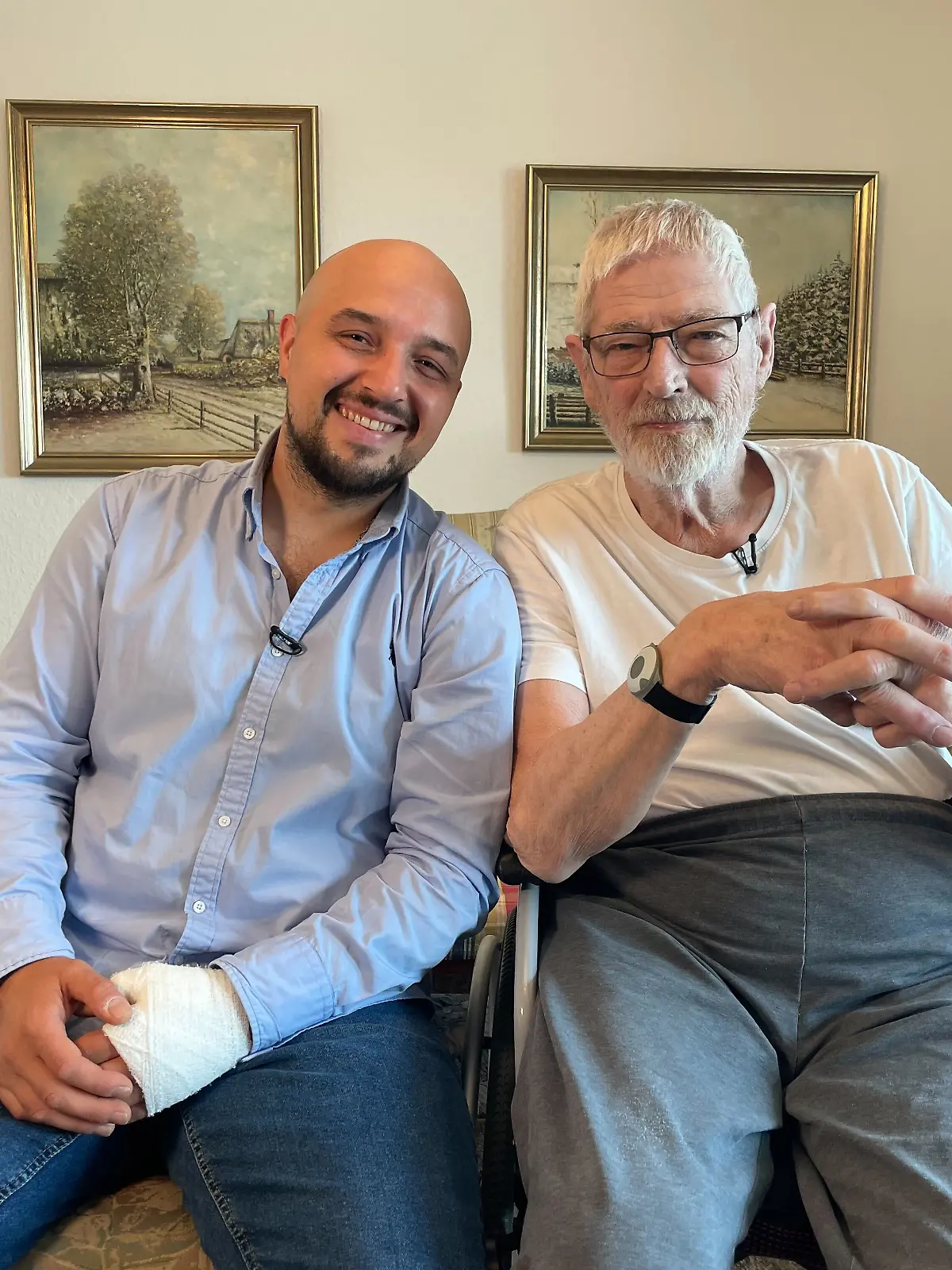 Tamer Temel und Horst Thodt treffen sich im Krankenhaus wieder. 