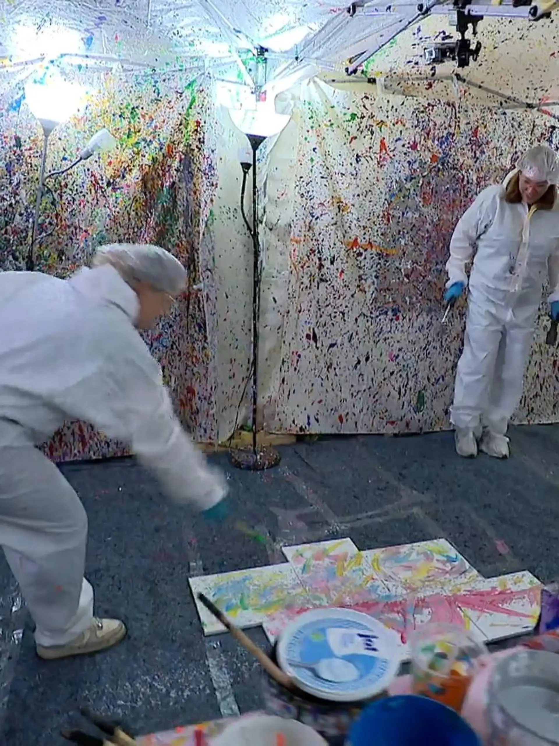 Bild zu: "Action Painting in Gladbeck"
