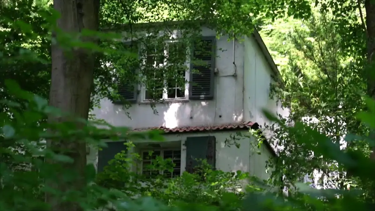 Hinter Bäumen versteckt: In dieser Villa in Blankenese wurde die 88-Jährige überfallen und gefesselt.