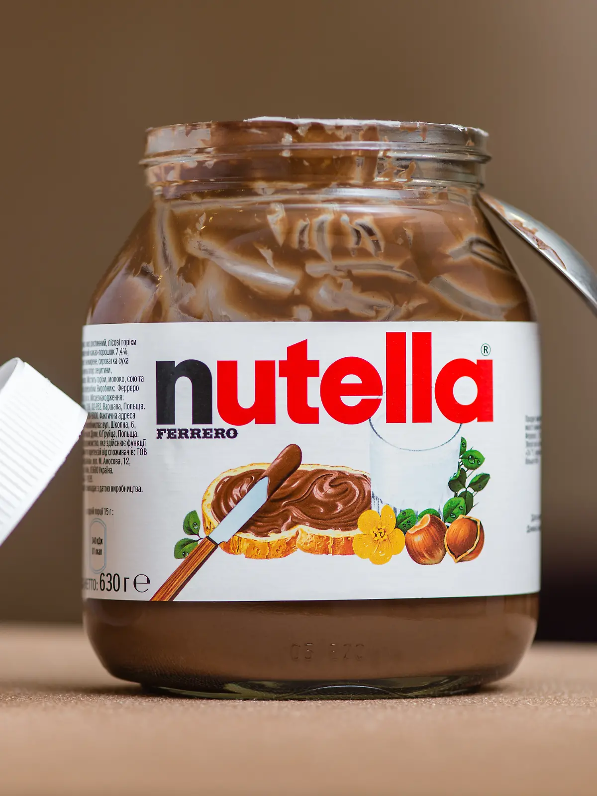 Nutella Glas