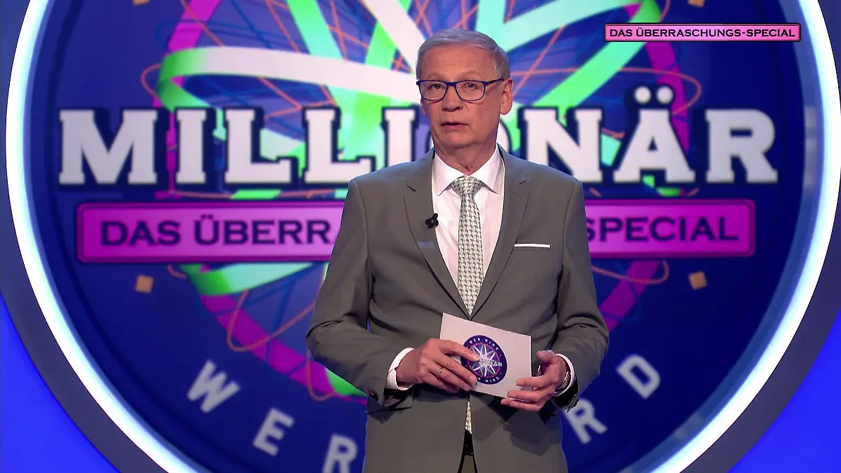 Bei „Wer wird Millionär?” sorgt Günther Jauch hin und wieder selbst für Überraschungen