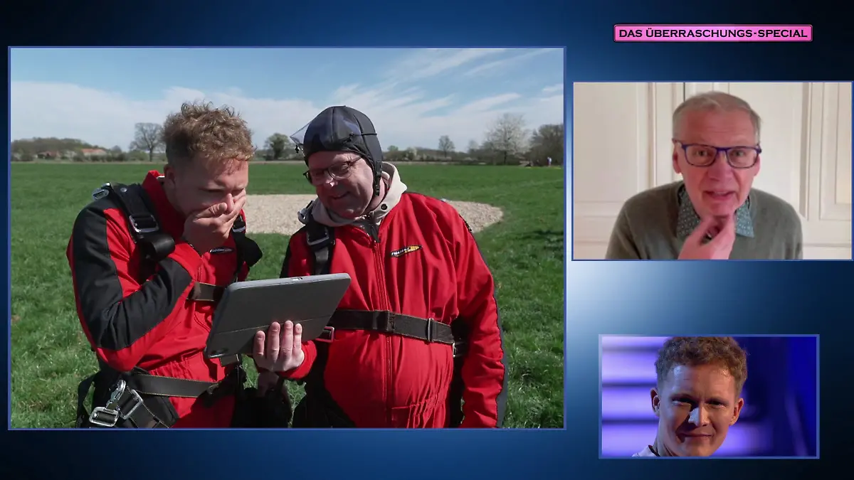 Mit Joker Stefan Landkammer fliegt WWM-Kandidat Jannik Kuhle aus allen Wolken