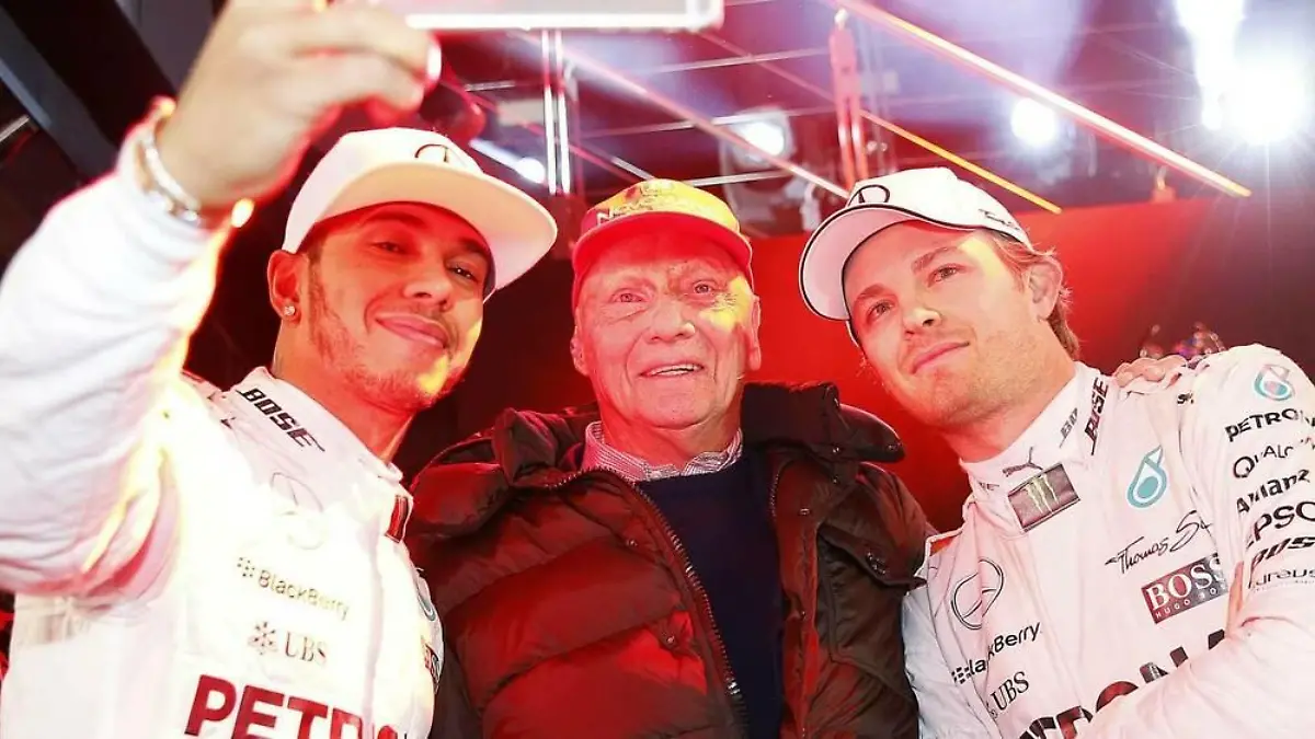 Nico Rosberg und Lewis Hamilton erinnern an Niki Lauda