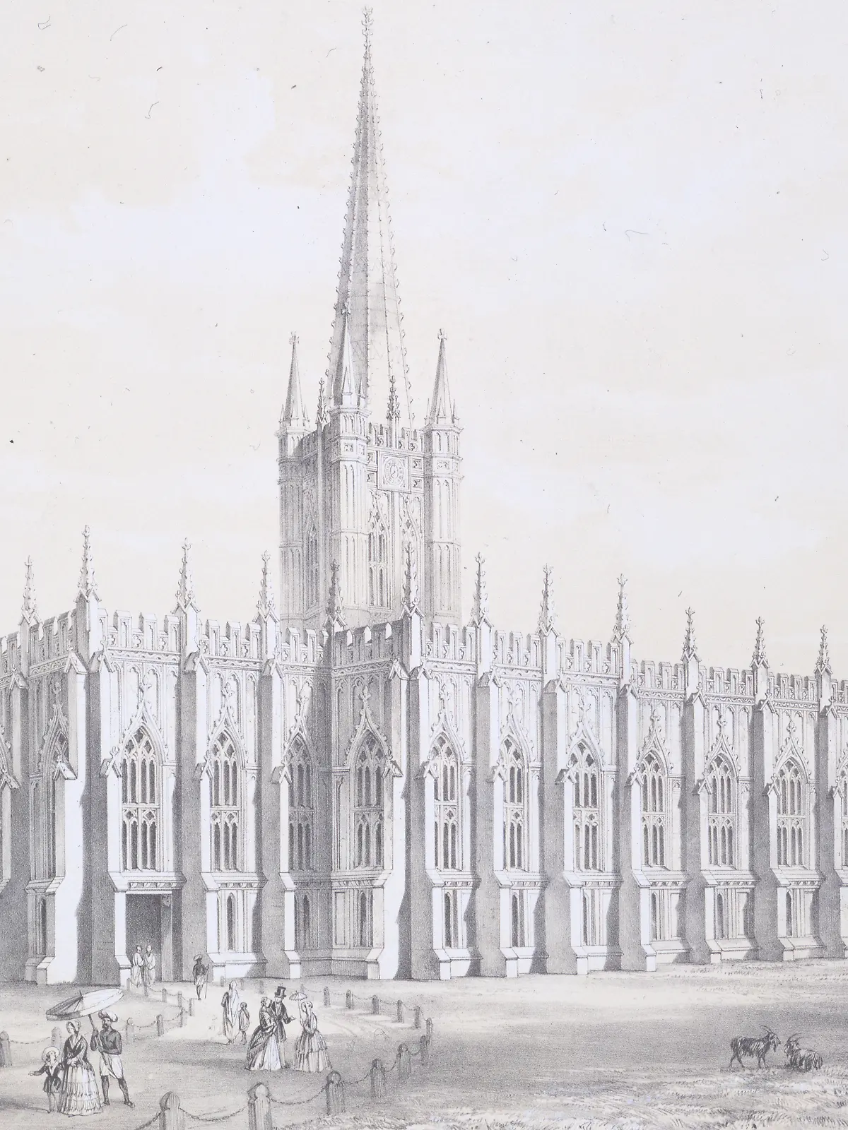 Hier beginnt das blutige Drama: Vor der St. Paul’s Cathedral in London wird Priester John Forde im Jahr 1337 brutal ermordet.