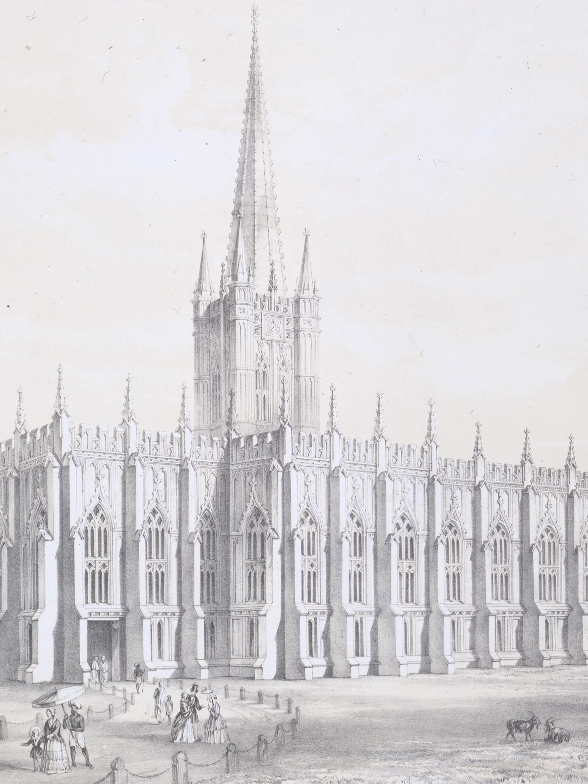 Hier beginnt das blutige Drama: Vor der St. Paul’s Cathedral in London wird Priester John Forde im Jahr 1337 brutal ermordet.