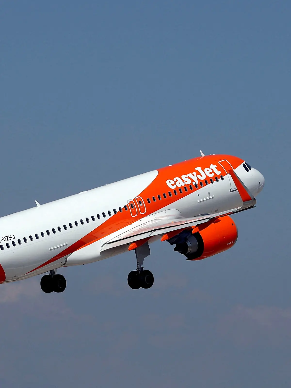 FILE PHOTO: An easyJet Airbus A320-251N takes off from Nice international airport in Nice, France