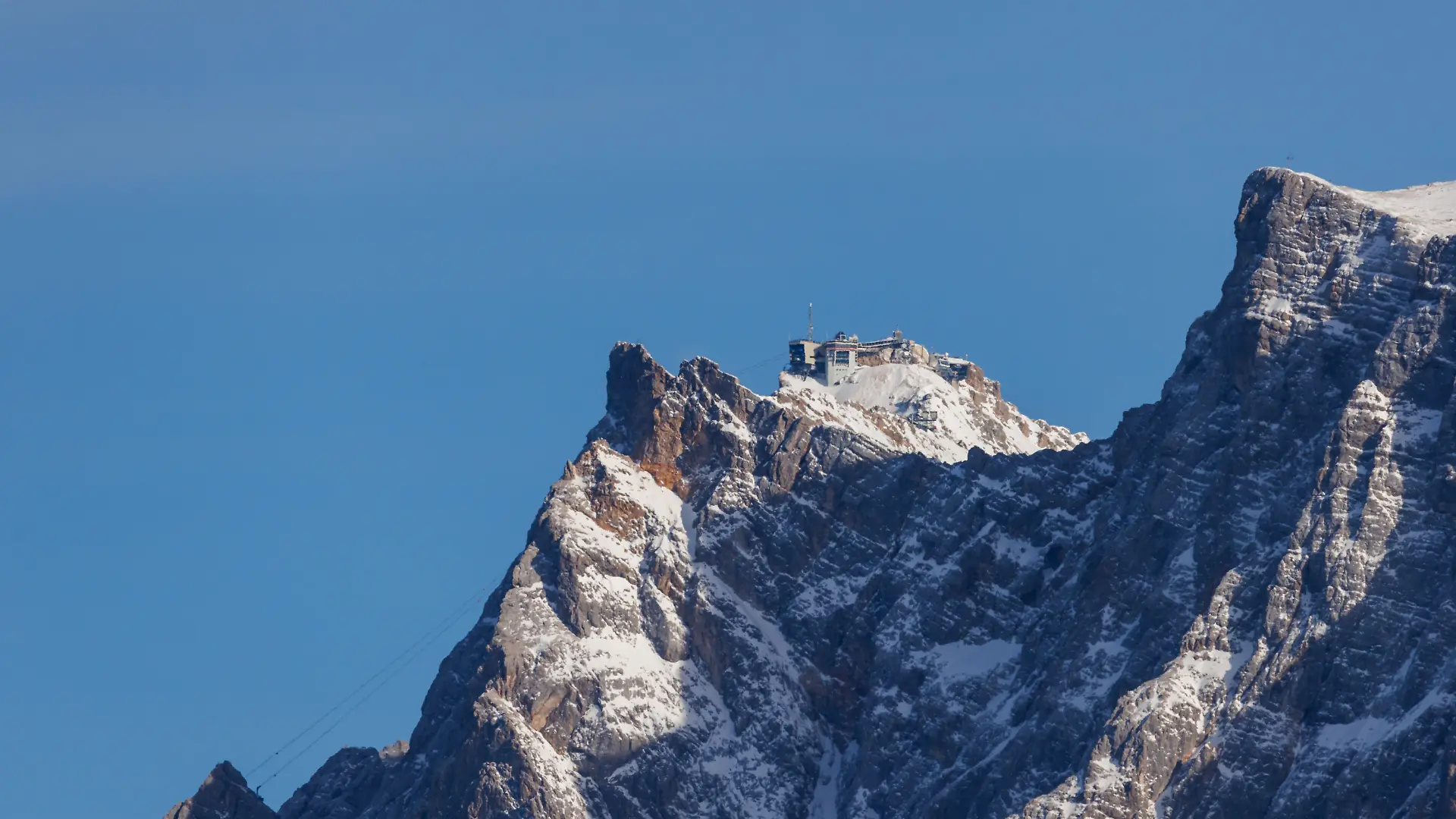Zugspitze von Österreich aus gesehen