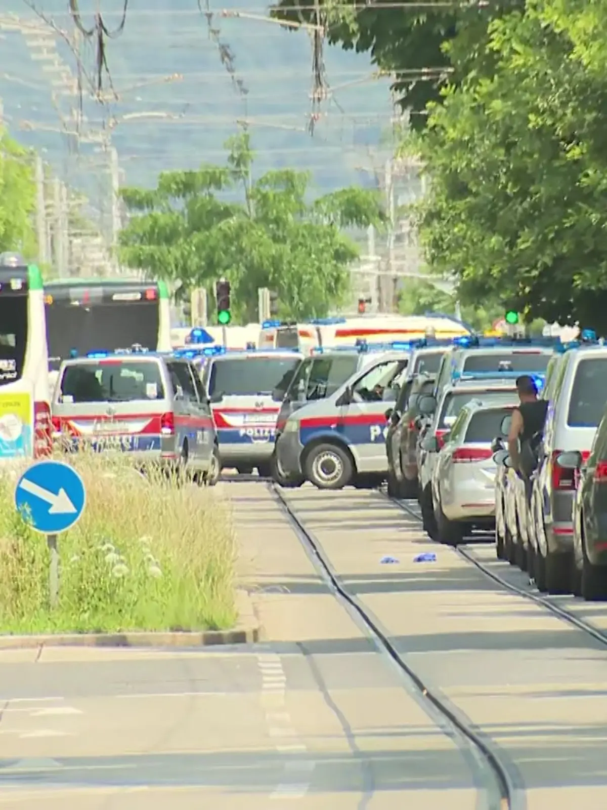 Amoklauf an Schule in Graz - Polizei im Einsatz