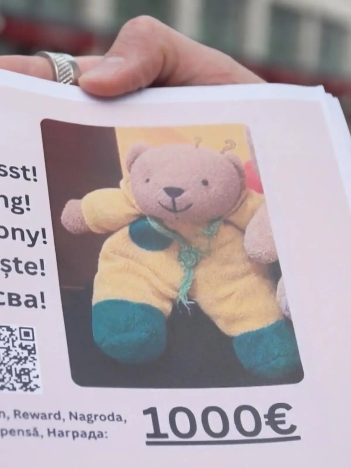Bild zu: "Teddybär samt Tasche gestohlen"
