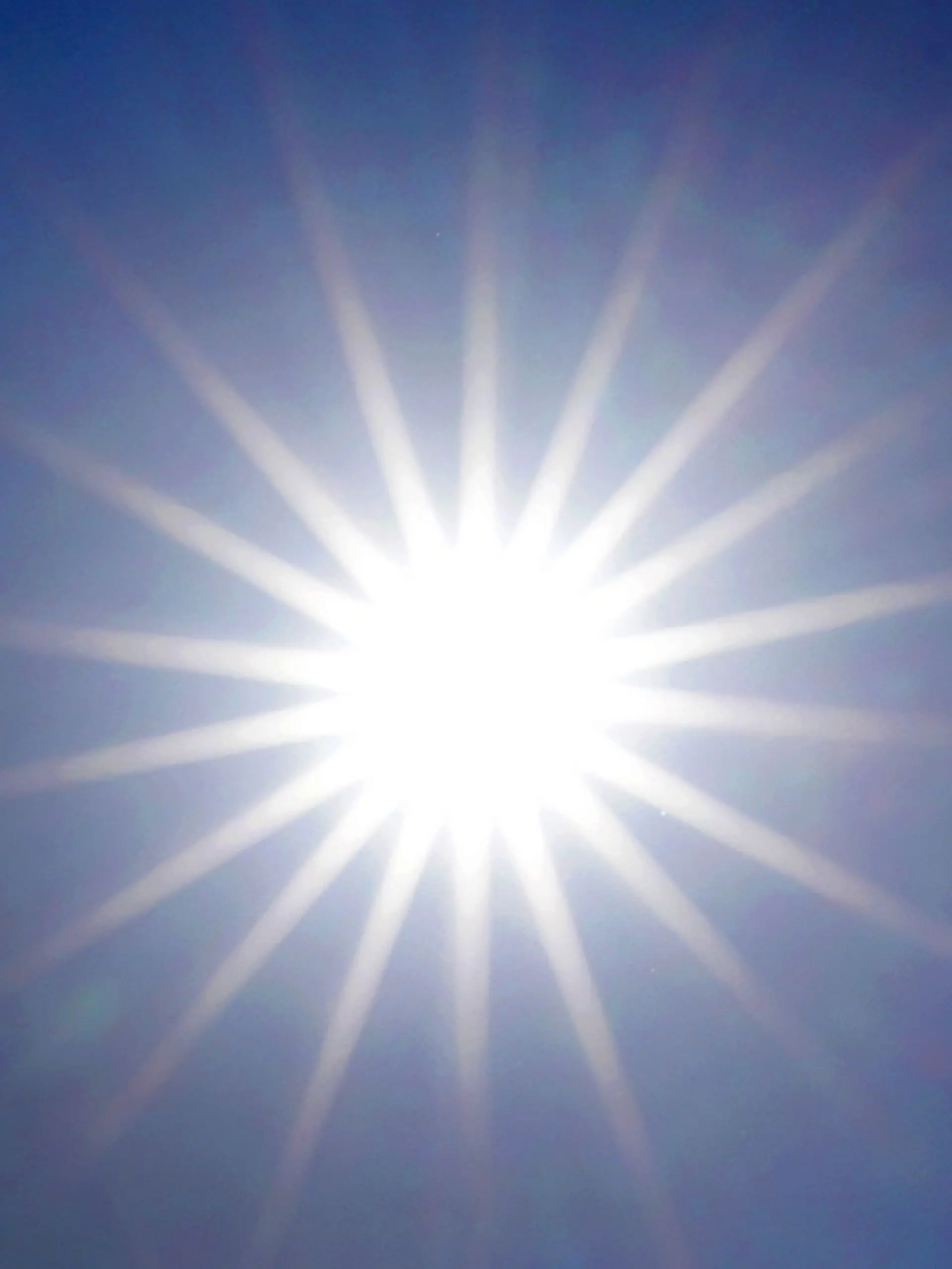 Sonne und Hitze