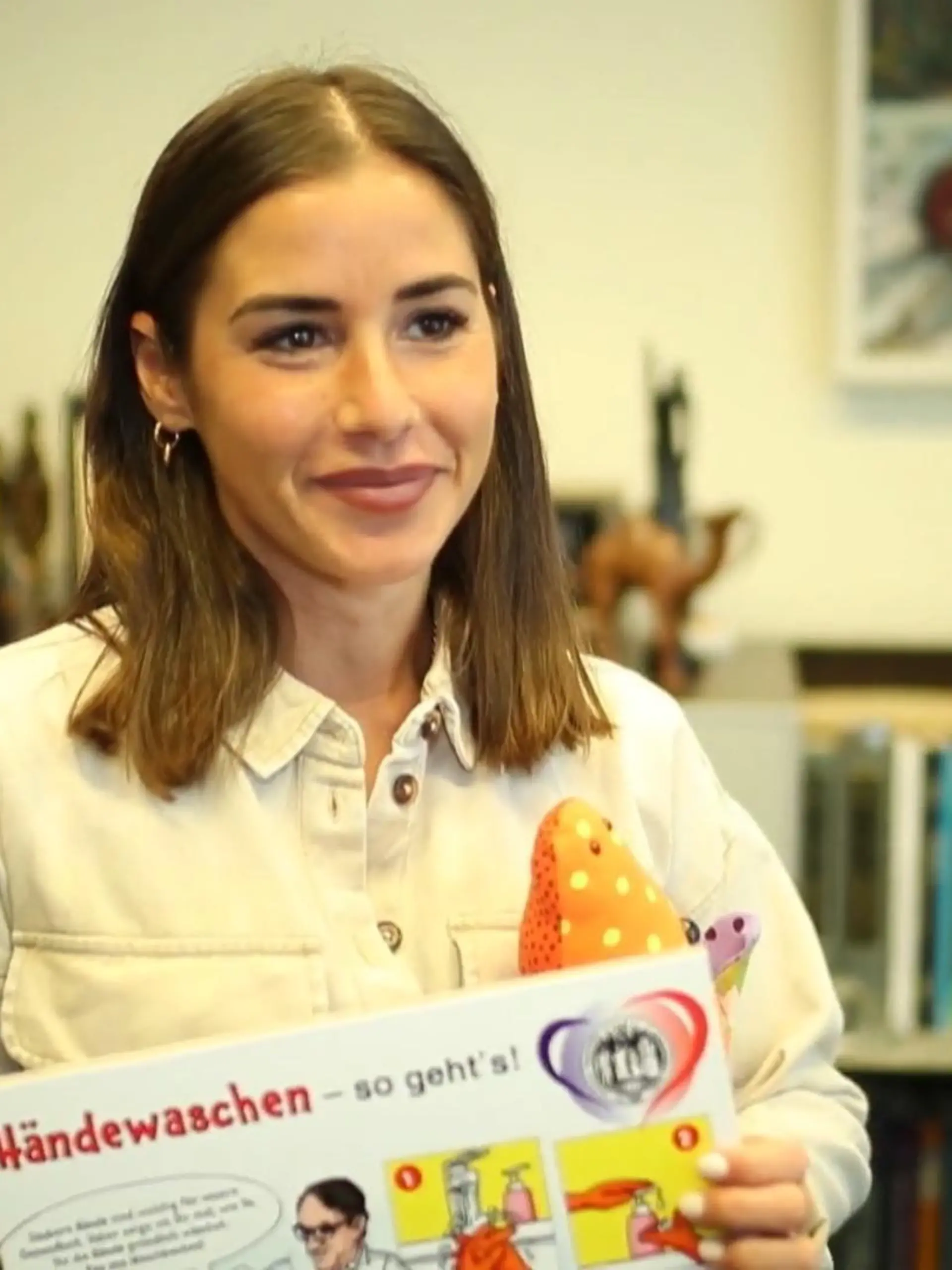 Sarah Lombardi in Kinderkardiologie Köln