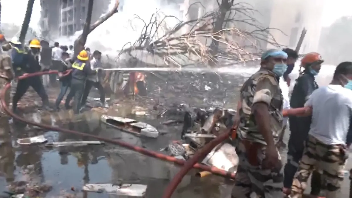 Air India plane with 242 on board crashes at India's Ahmedabad airport