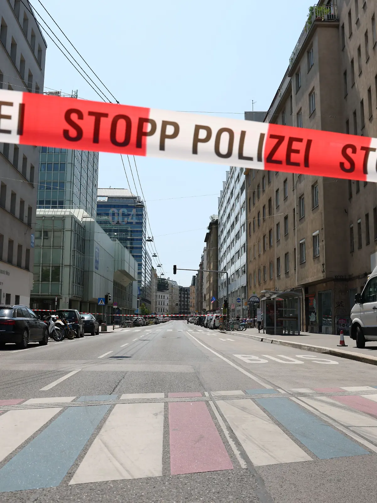Bild zu: "Entwarnung nach Bombendrohung in Wien "