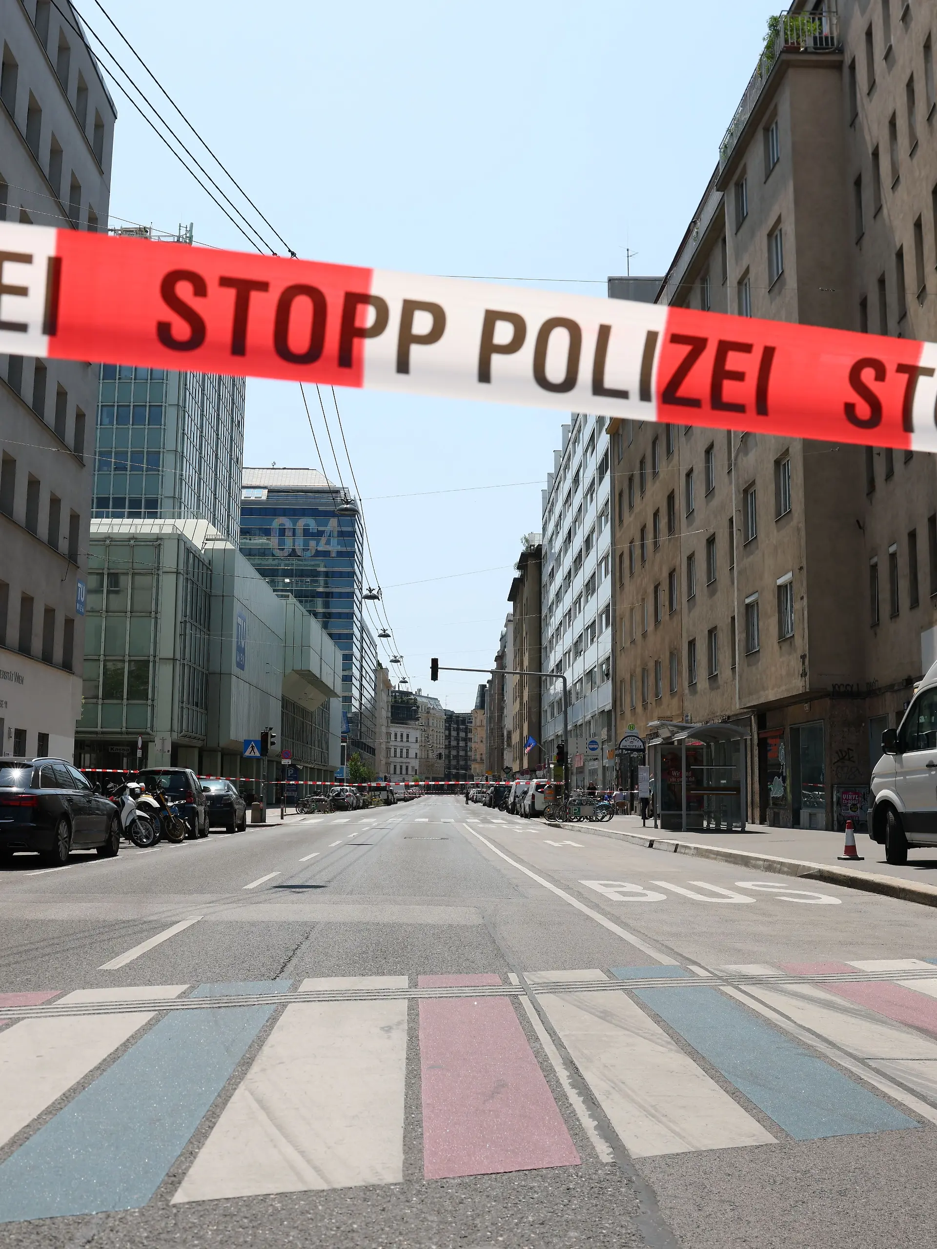 Bild zu: "Entwarnung nach Bombendrohung in Wien "