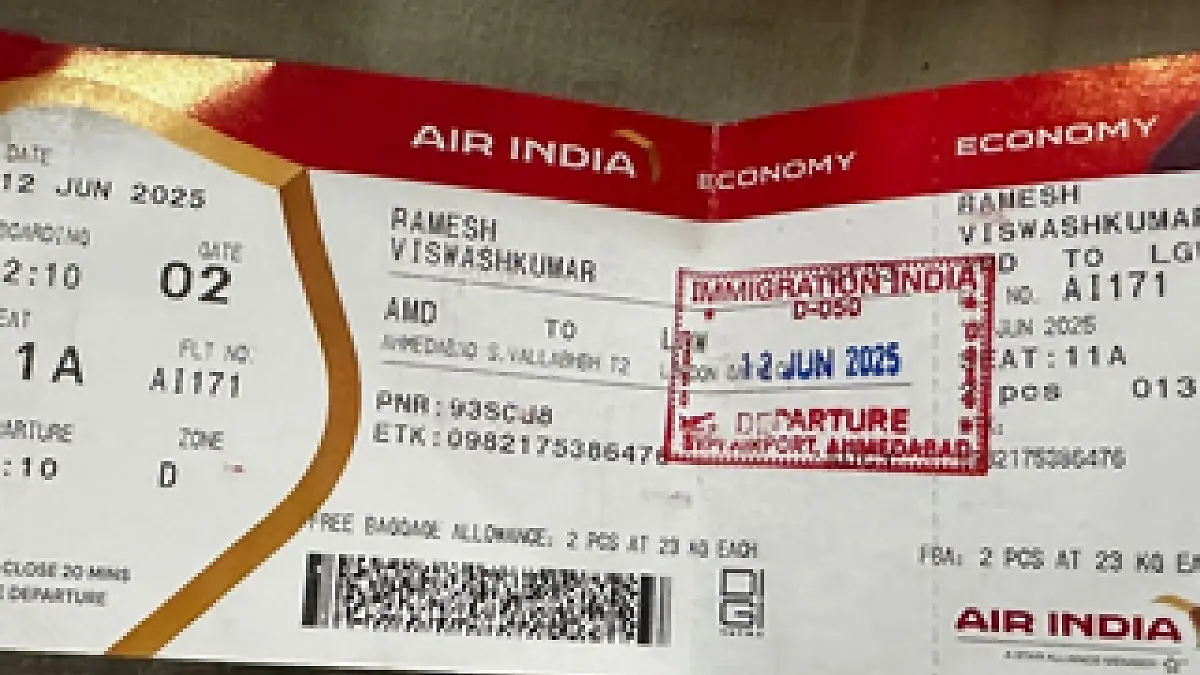 Ticket von Vishwash Kumar Ramesh