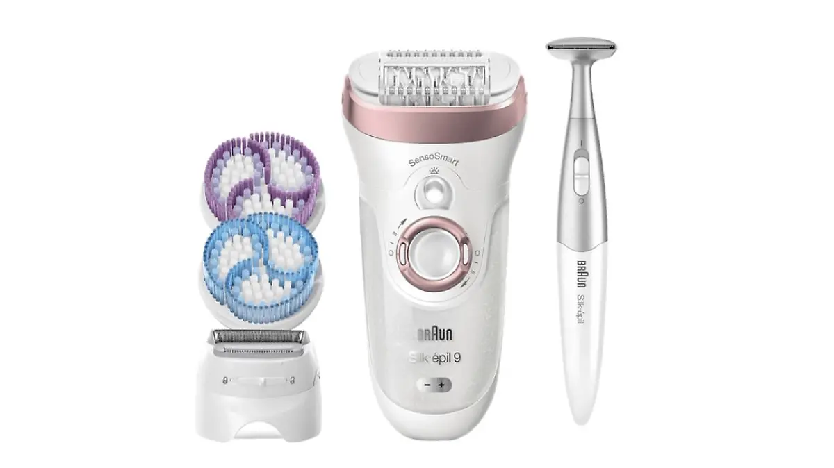 Silk-épil 9 9/980 SkinSpa SensoSmart™ Epilierer von Braun.
