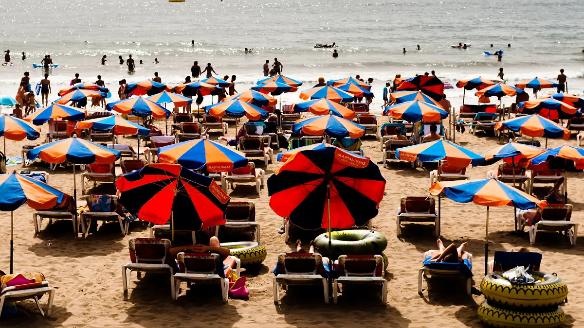 der Strand Playa del Inglese