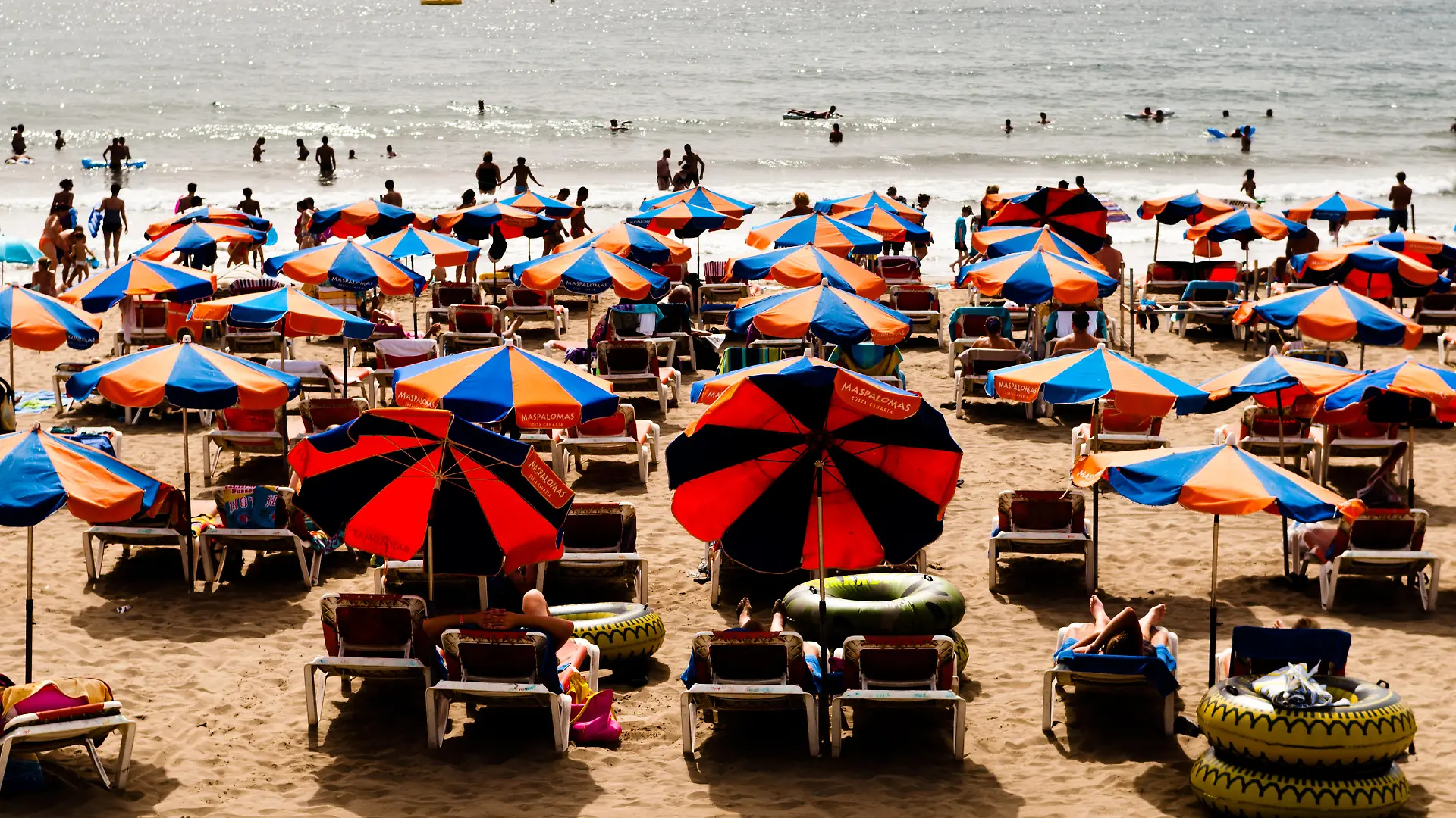 der Strand Playa del Inglese