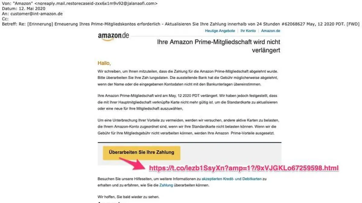 Amazon-Phishing-Mail