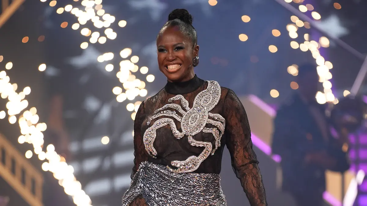 Jurymitglied Motsi Mabuse. 
RTL Tanzshow Let’s Dance in Köln - Das Finale / 230525
