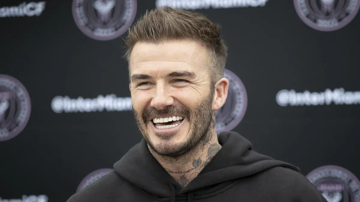  February 25, 2020, Fort Lauderdale, FL, USA: David Beckham speaks with the media as he visits the Inter Miami CF team at Inter Miami Stadium and Training Complex in Fort Lauderdale, Fla., on Tuesday, Feb. 25, 2020. David Beckham visits Inter Miami CF PUBLICATIONxINxGERxSUIxAUTxONLY - ZUMAm67 20200225zafm67006 Copyright: xAlxDiazx