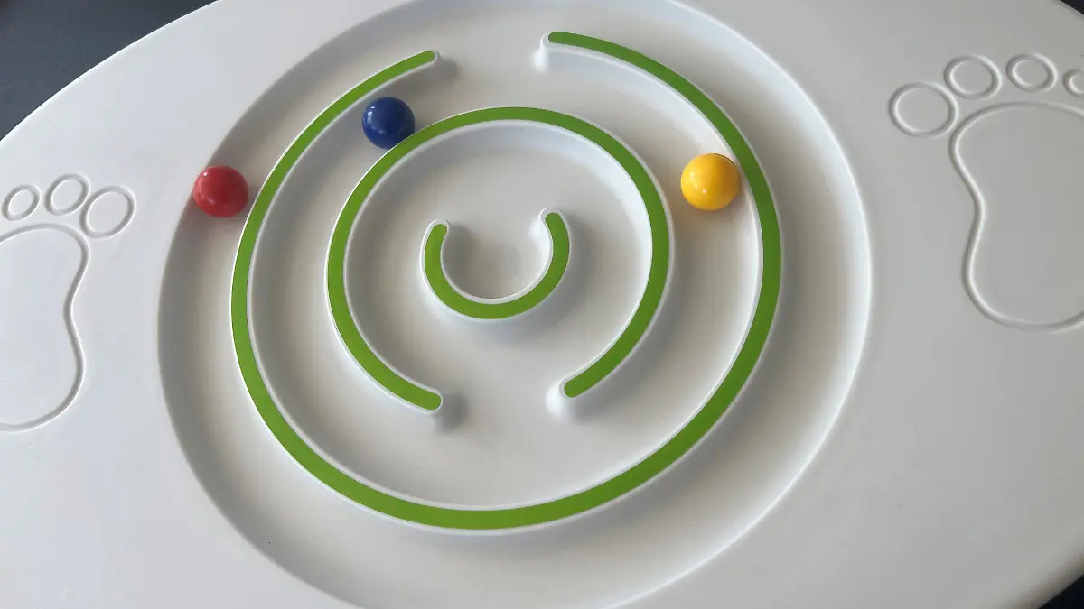 Schildkröt Kids Balance Board mit Murmelspiel in der Mitte